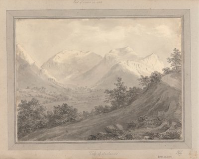 Udsigter i England, Skotland og Wales; Tur i Skotland: Vale of Newlands, AG af Amos Green