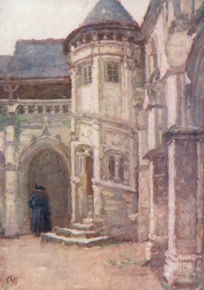La Psallette, Tours (farvelitografi) af Amy B. Atkinson