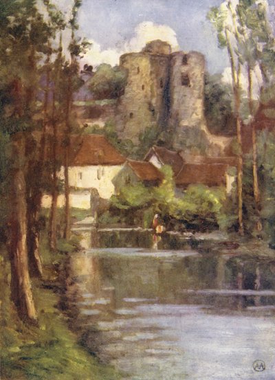 Montresor fra Indrois (farvelitografi) af Amy B. Atkinson