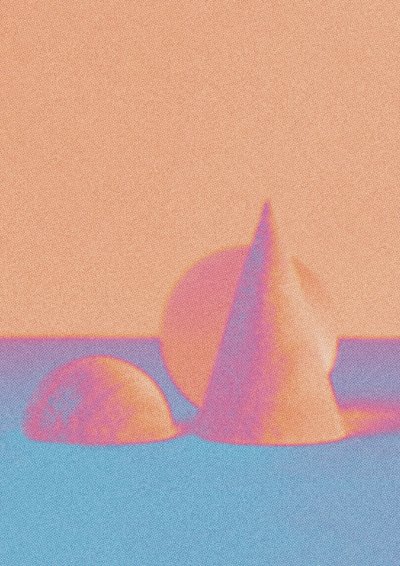 Drømmende geometriske former af Amy Louise Baker