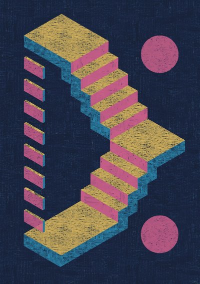 Illusionen med de umulige trapper af Amy Louise Baker