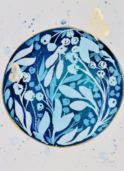 Den gyldne sommerfugl i den blå have af Amy Tieman