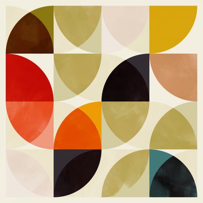 Circles 19. november  Beige kvartaler af Circles ind i hinanden af Ana Rut Bre