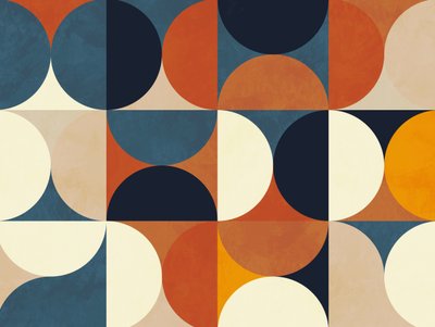 Geometri New12 Brun af Ana Rut Bre