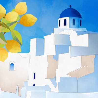Santorini – nyt af Ana Rut Bre