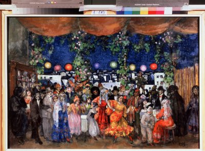 Karneval i Spanien (Karneval i Spanien). Maleri af Anatoly Afanasyevich Arapov (1876-1949). Olie på pap, 68,5 x 98,5 cm af Anatoli Afanasyevich Arapov