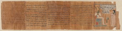 Begravelsespapyrus af Tayuhenutmut af Ancient Egyptian
