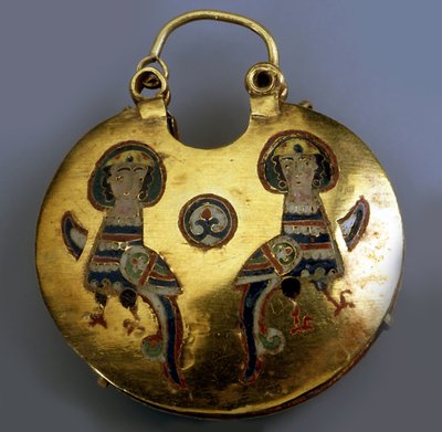 Guldvedhæng Kolt med Sirin-fuglene, 11.-12. århundrede af Ancient Russian Art
