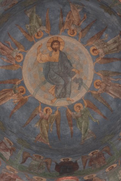 Kristi himmelfart, 1100-tallet af Ancient Russian frescos