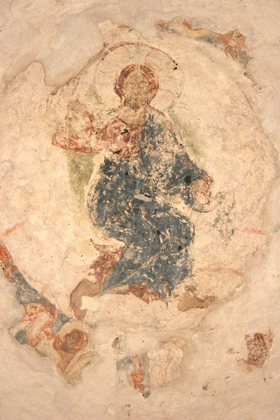 Kristi himmelfart, 1313 af Ancient Russian frescos