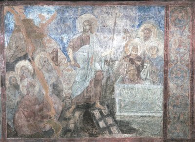 Nedstigningen til Helvede af Ancient Russian frescos