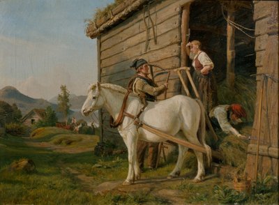 Bære hø af Anders Askevold