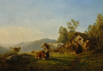 Mejerister med køer af Anders Askevold