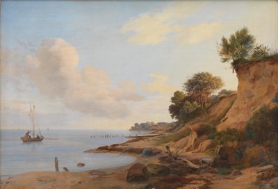 Strandparti i nærheden af Tårbæk af Anders Christian Lunde