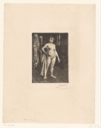 Venus i La Villette af Anders Leonard Zorn (signed by artist)