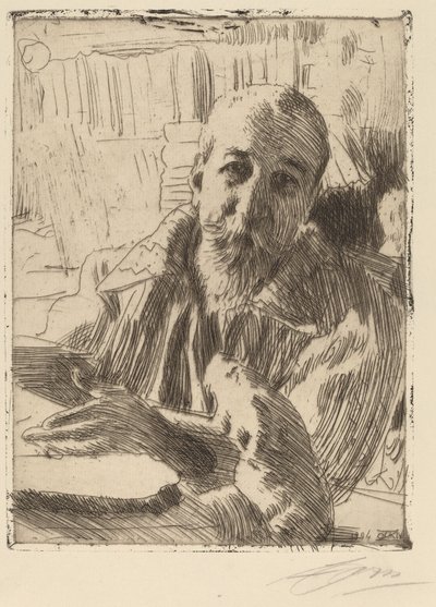 Anatole Frankrig, 1906. af Anders Leonard Zorn