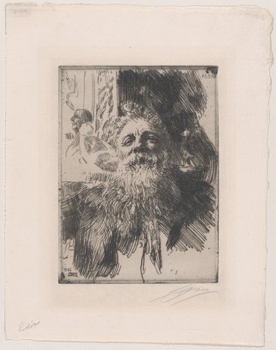 Auguste Rodin af Anders Leonard Zorn
