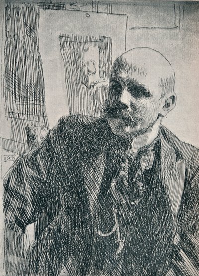 Greve Georg von Rosen 1843-1923, svensk maler, 1893, 1898 af Anders Leonard Zorn