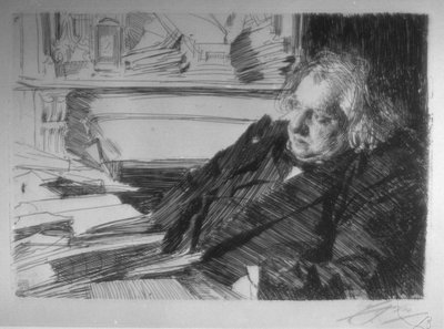 Ernest Renan af Anders Leonard Zorn