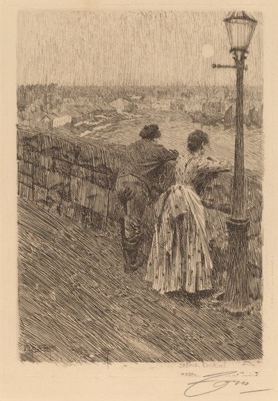 Fisker ved Saint Ives, 1891. af Anders Leonard Zorn