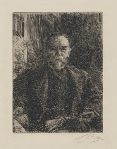 John Milton Hay af Anders Leonard Zorn
