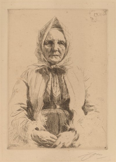 Mona, 1911. af Anders Leonard Zorn