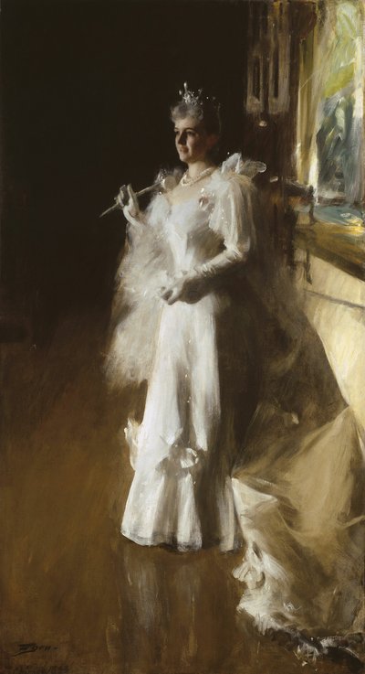 Fru Potter Palmer, 1893. af Anders Leonard Zorn