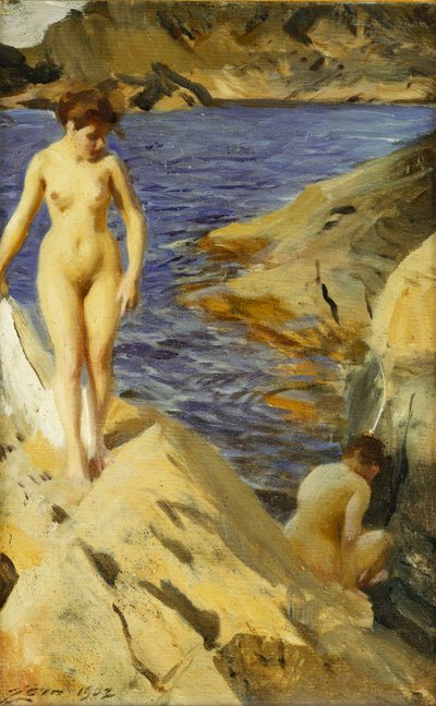 Nøgenbilleder; Nat, 1902 af Anders Leonard Zorn