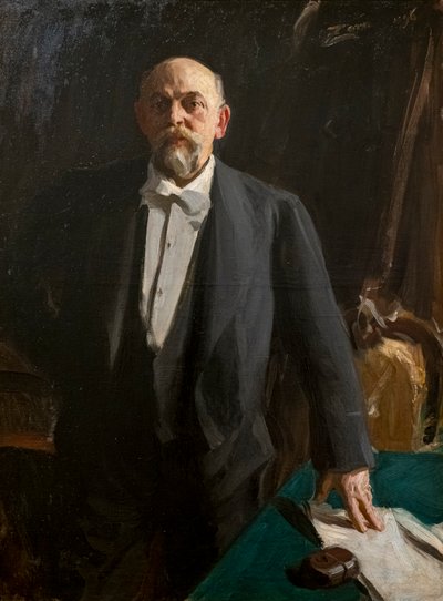 Portræt af Sava Mamontov af Anders Leonard Zorn