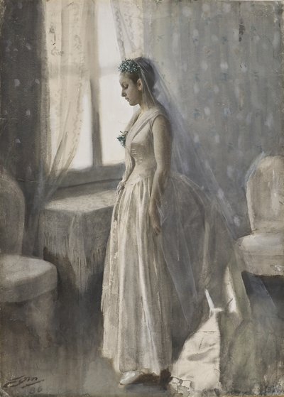 Bruden, 1886 af Anders Leonard Zorn