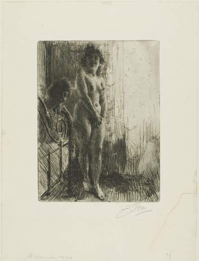 Et mørkt hjørne af Anders Leonard Zorn