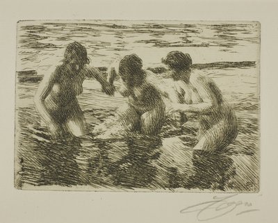 Mod strømmen af Anders Leonard Zorn