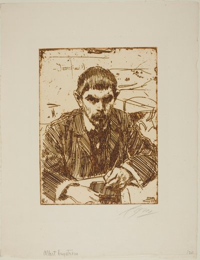 Albert Engstrøm af Anders Zorn