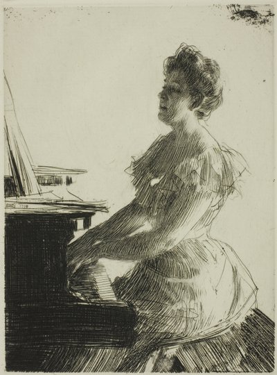 Ved klaveret af Anders Leonard Zorn