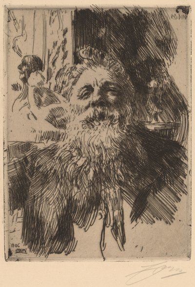 Auguste Rodin af Anders Leonard Zorn