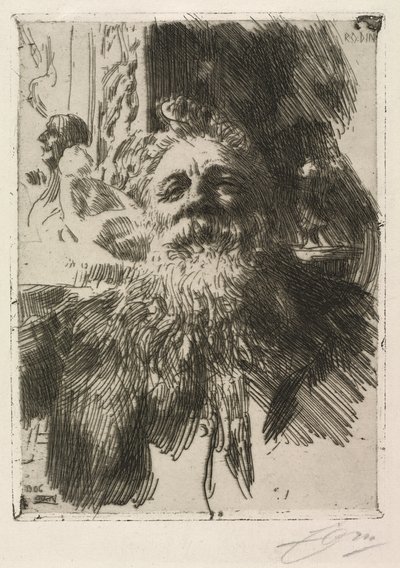 Auguste Rodin af Anders Leonard Zorn