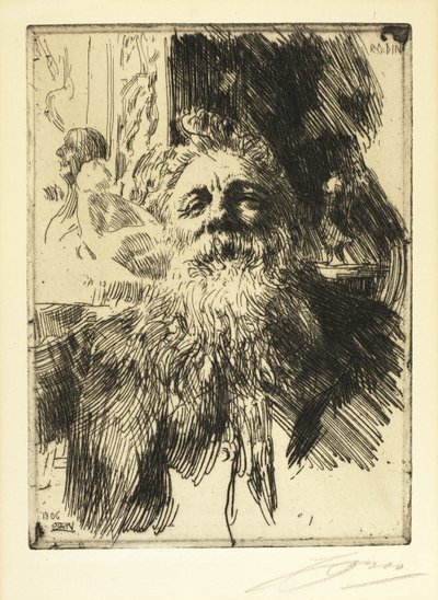 Auguste Rodin af Anders Leonard Zorn