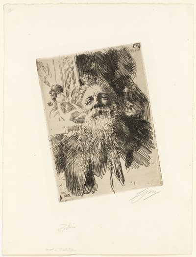 Auguste Rodin af Anders Leonard Zorn