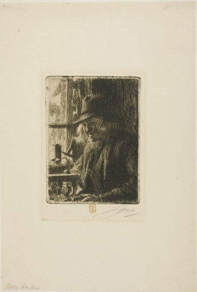 Bosl Anders, Urmager ved Mora af Anders Leonard Zorn