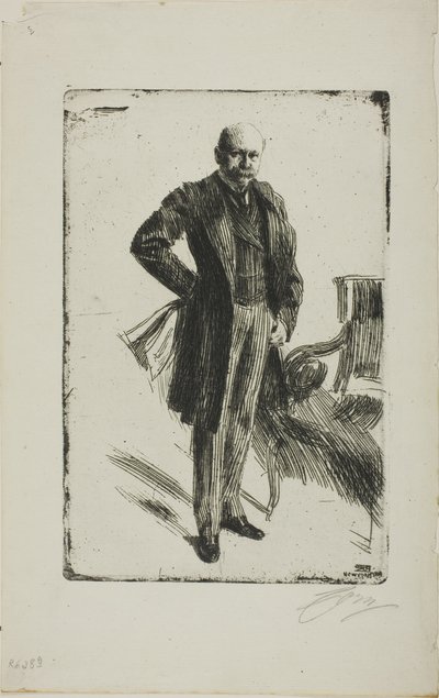 Oberst Lamont I (Hel længde) af Anders Leonard Zorn