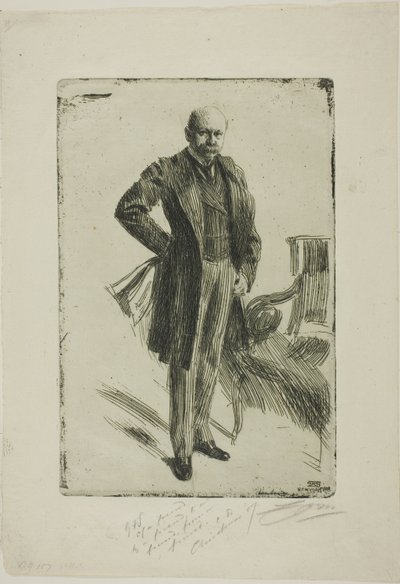 Oberst Lamont I (Hel længde) af Anders Leonard Zorn