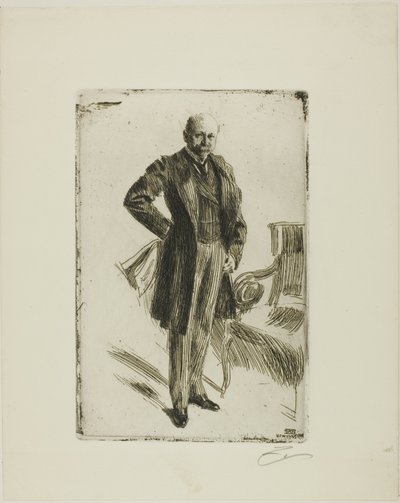 Oberst Lamont I (Hel længde) af Anders Leonard Zorn