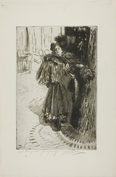 Effet de Nuit III af Anders Leonard Zorn