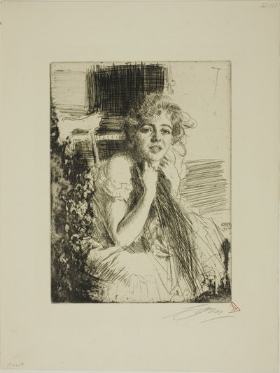 Emma Rasmussen af Anders Leonard Zorn
