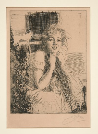 Emma Rasmussen af Anders Leonard Zorn