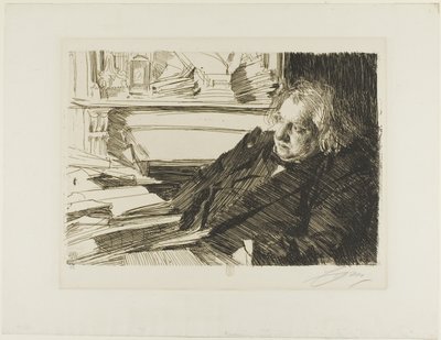 Ernest Renan af Anders Leonard Zorn