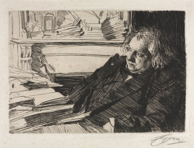 Ernest Renan af Anders Leonard Zorn