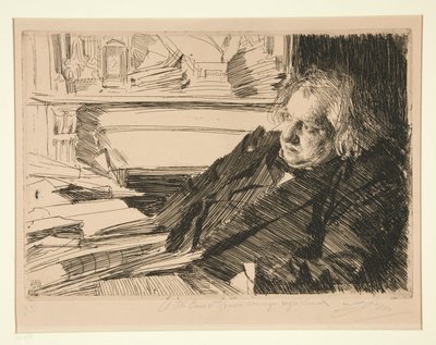 Ernest Renan af Anders Leonard Zorn