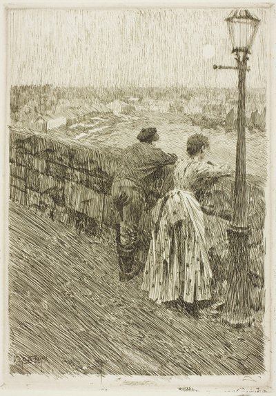 Fisker ved Saint Ives af Anders Leonard Zorn
