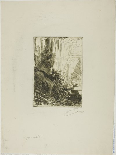 Gerda Grönberg II af Anders Leonard Zorn